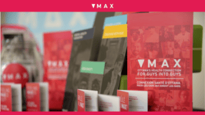 Photo of outreach booth of MAX materials